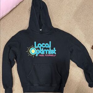 Madhappy Black Hoodie with Colorful Print